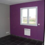 decoration chambre gris et prune