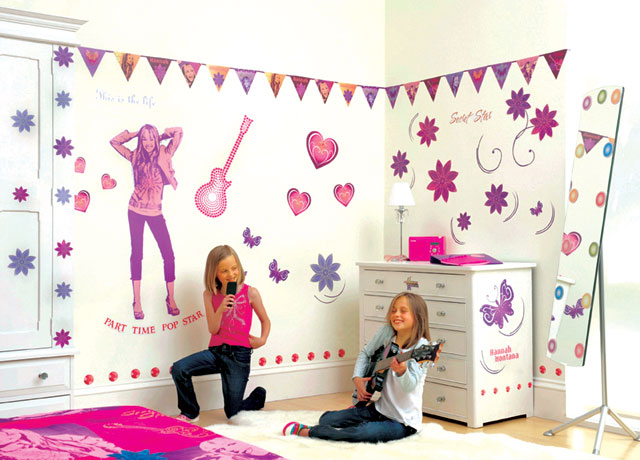 decoration chambre hannah montana