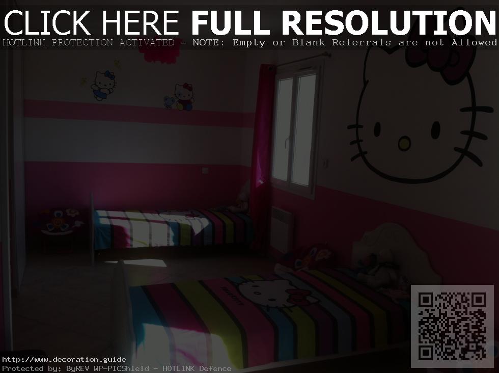 decoration chambre kitty