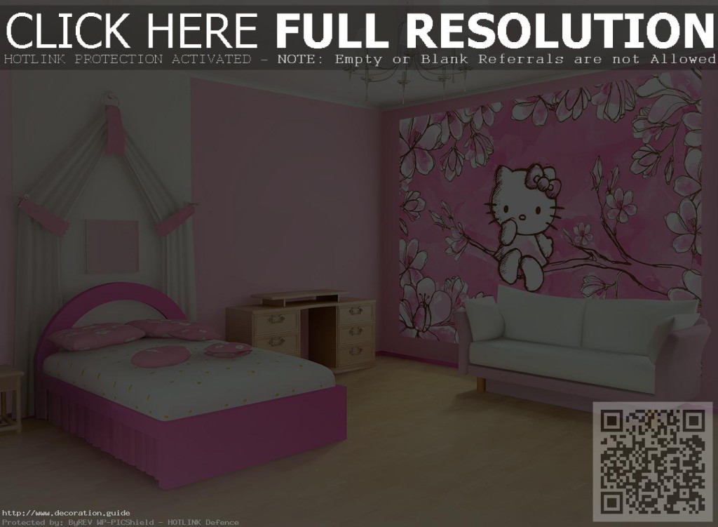 decoration chambre kitty