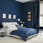 decoration chambre noir et bleu