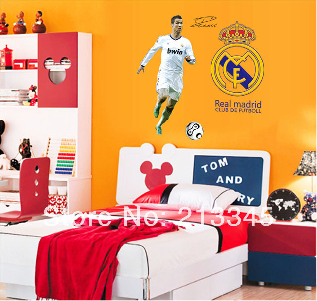 decoration chambre real madrid