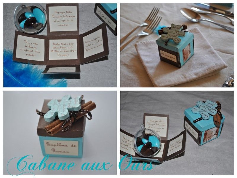 decoration faire part bapteme
