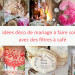 fabriquer deco mariage