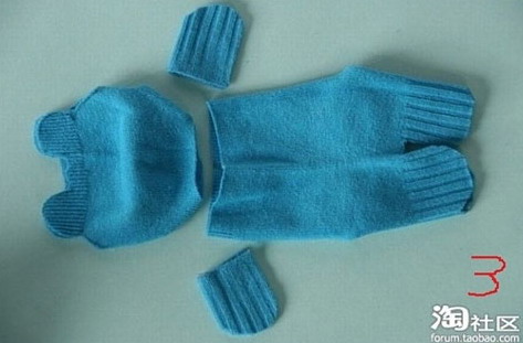faire un doudou ourson
