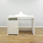 bureau petite fille blanc