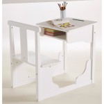 bureau petite fille blanc