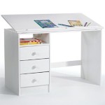 bureau petite fille blanc