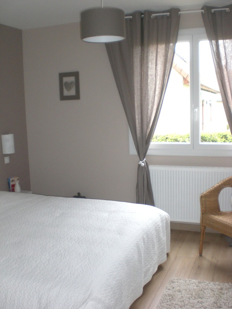 chambre deco couleur taupe