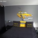deco chambre ado gris et jaune