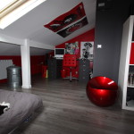 deco chambre ado mansardee