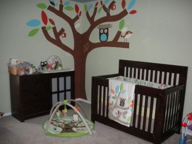 deco chambre bebe hiboux