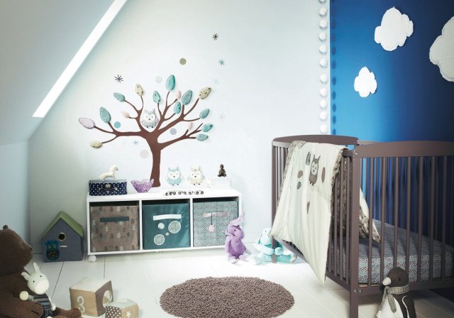 deco chambre bebe hiboux