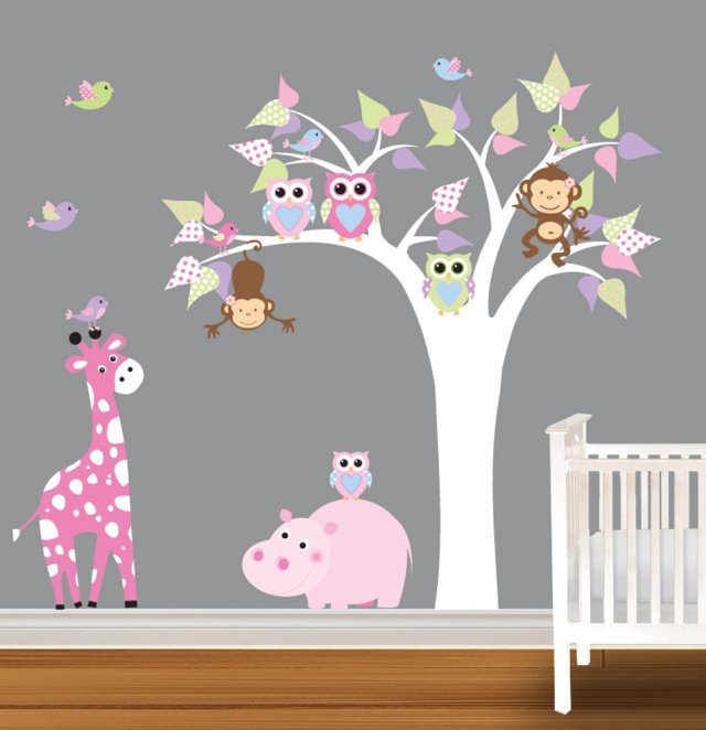 deco chambre bebe hiboux