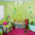 deco chambre bebe rose et vert