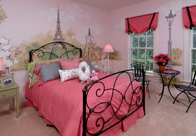 deco chambre fille paris
