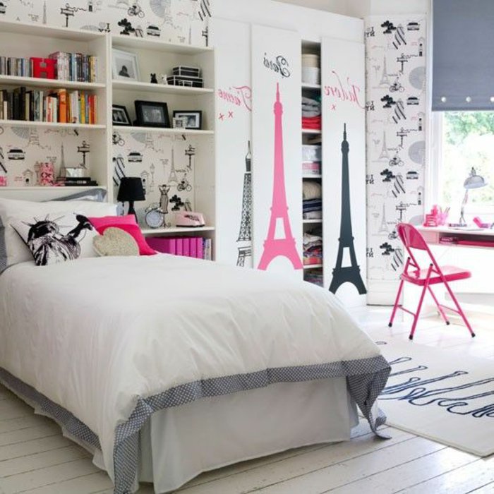 deco chambre fille paris
