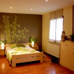 deco chambre zen bambou