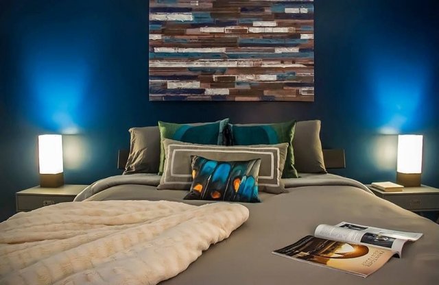 deco pour chambre bleu
