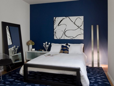 deco pour chambre bleu