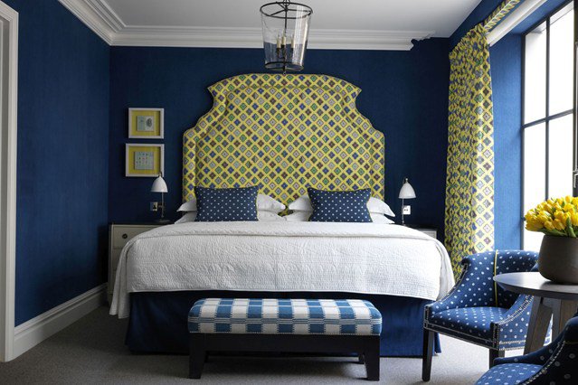 deco pour chambre bleu