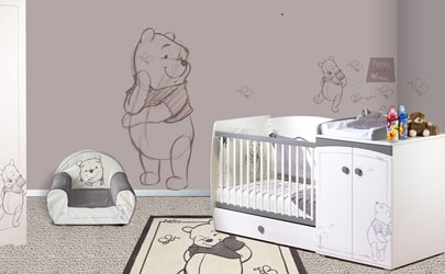 deco winnie pour chambre bebe