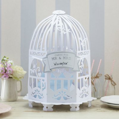 decoration cage oiseau urne