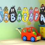 decoration chambre barbapapa