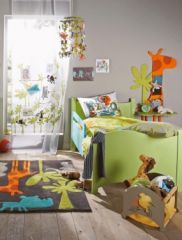 decoration chambre bebe theme savane