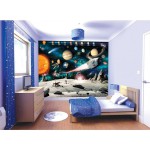 decoration chambre garcon planete