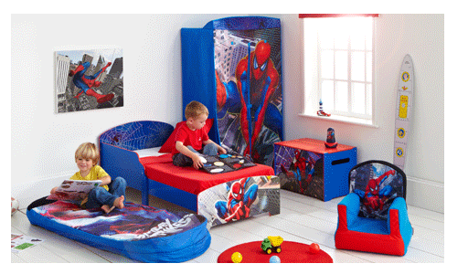 decoration chambre spiderman
