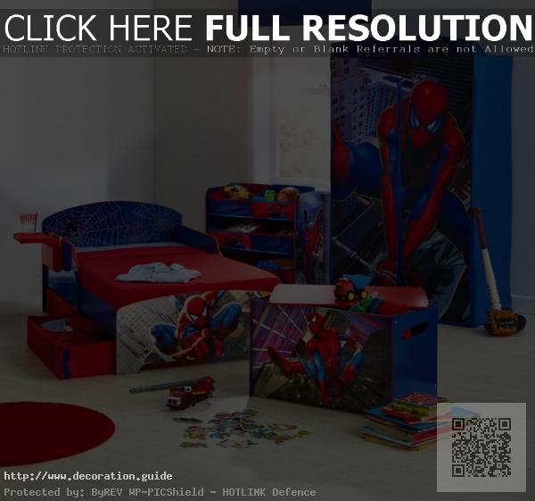 decoration chambre spiderman