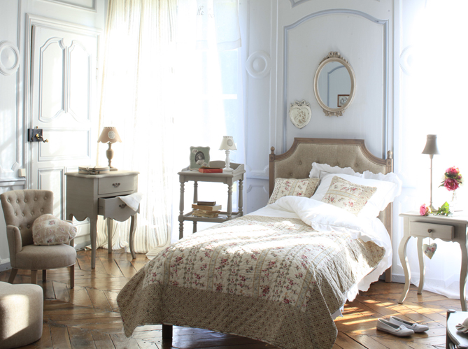 decoration chambre vieillot