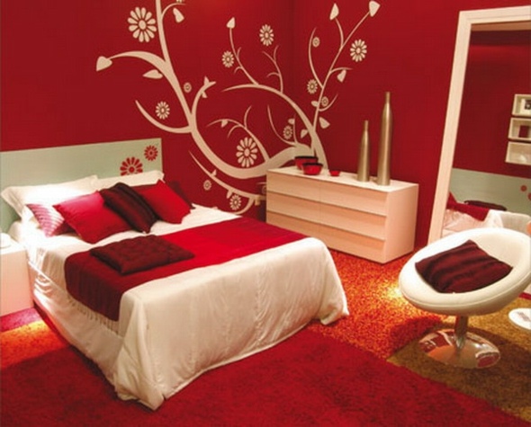 decoration de chambre a coucher romantique