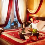 decoration de lit pour la saint valentin