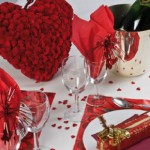 decoration de lit pour la saint valentin
