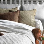 decoration lit coussin