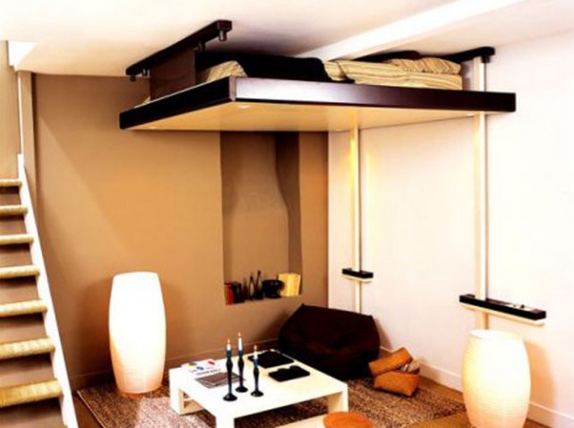 decoration lit escamotable