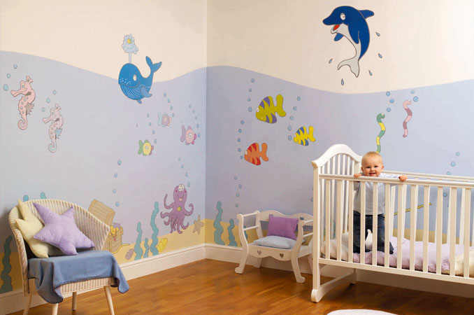 decoration pour une chambre de bebe