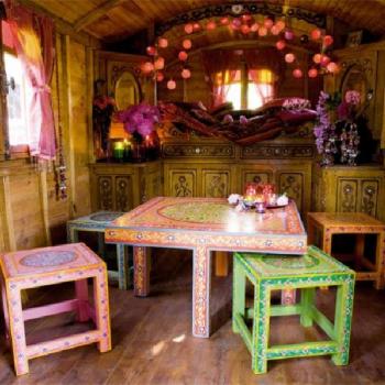 decoration roulotte tzigane