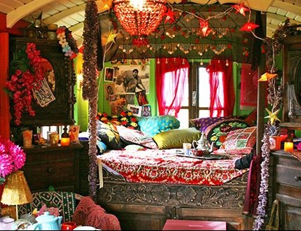 decoration roulotte tzigane