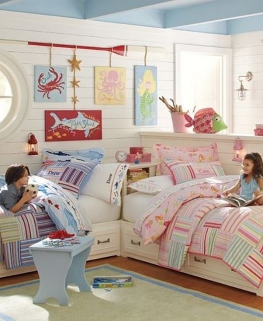 idee deco pour chambre mixte