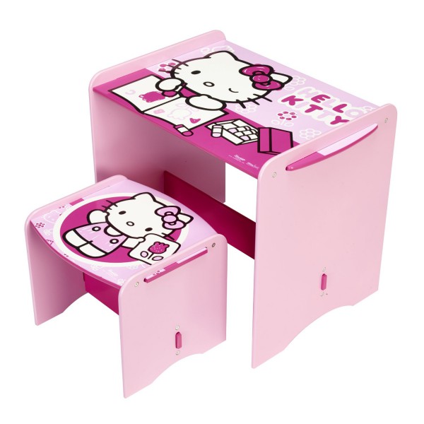 bureau pour fille hello kitty
