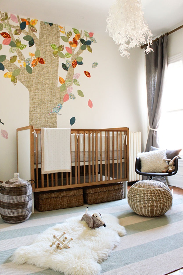chambre bebe deco nature
