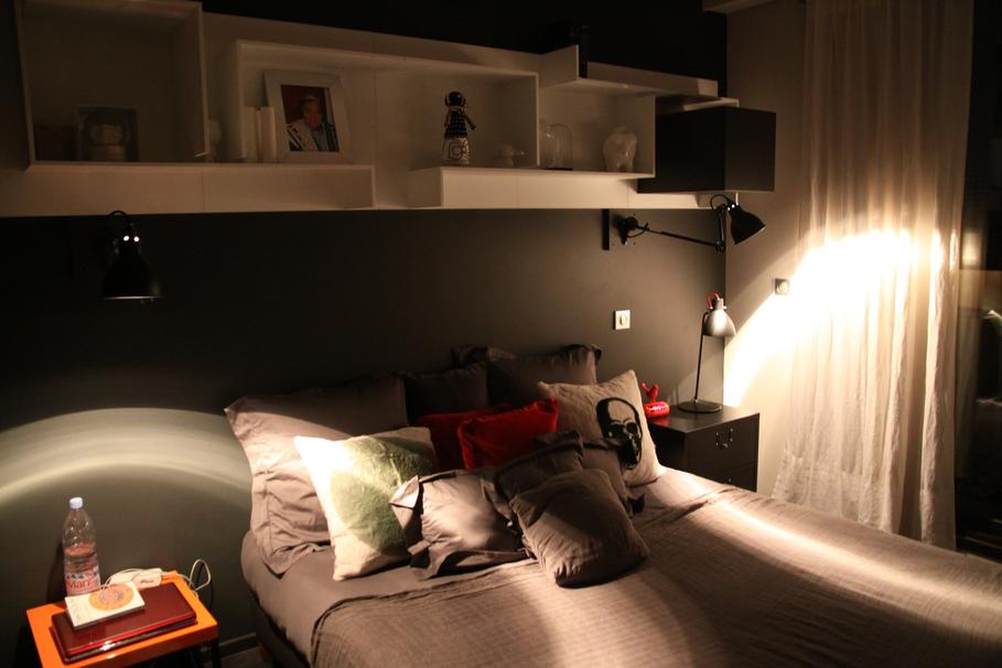 chambre deco marron beige