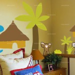 chambre deco savane