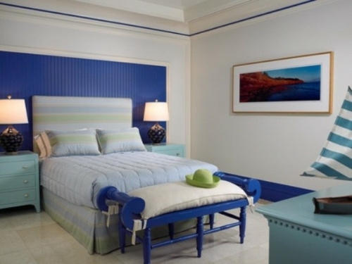chambre decor marin