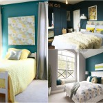 chambre decoration bleu