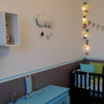 deco chambre bebe bleu et taupe