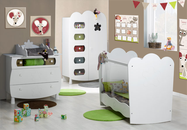deco chambre bebe chat